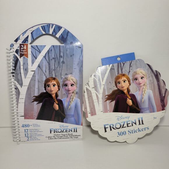 Frozen II Stickers and Travel Activity Book Set Stocking Filler - Picture 1 of 8